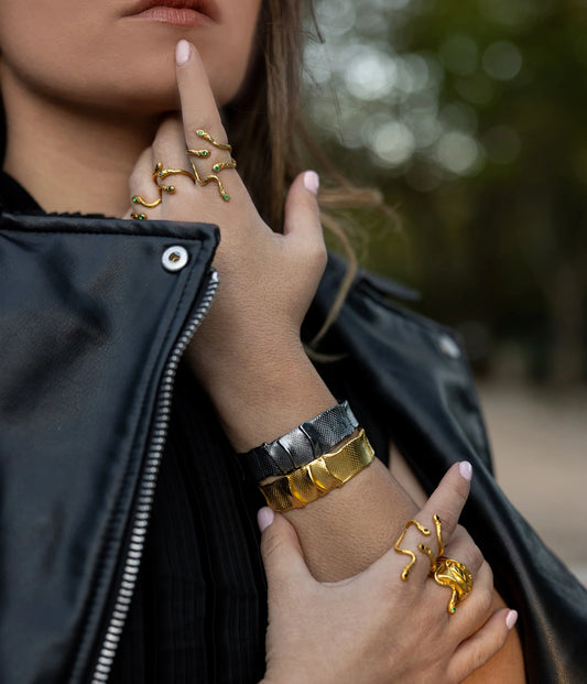 Bratara cuff Wave